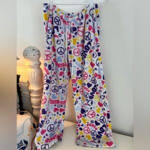 SO Peace Sign Women’s Pajama Bottoms - Multicolor